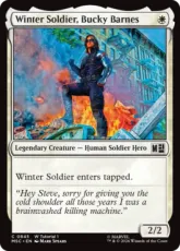 (845)(W Tutorial 1)《ウィンター・ソルジャー、バッキー・バーンズ/Winter Soldier, Bucky Barnes》[MSC] 白C