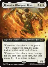 (308)■拡張アート■《オリンポスの英雄、ハーキュリーズ/Hercules, Olympian Hero》[MSC] 白R