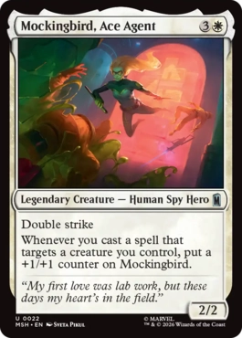 『予約シングル』(022)《エース・エージェント、モッキンバード/Mockingbird, Ace Agent》[MSH] 白U