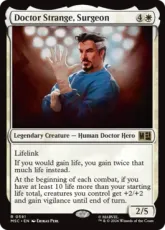 【Foil】(591)《外科医、ドクター・ストレンジ/Doctor Strange, Surgeon》[MSC] 白R