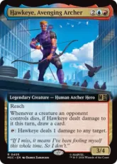 (405)■拡張アート■《アベンジャーズの射手、ホークアイ/Hawkeye, Avenging Archer》[MSC] 金R