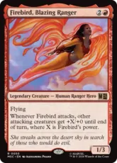 (050)《猛火のレインジャー、ファイアバード/Firebird, Blazing Ranger》[MSC] 赤R