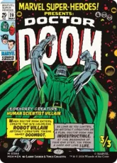 【Foil】(394)■ボーダーレス■《ドクター・ドゥーム/Doctor Doom》[MSH-BF] 黒R