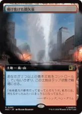 (492)■拡張アート■《焼け焦げた間欠泉/Scorched Geyser》[MSC] 土地R