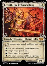 【ハロー・Foil】(134)《帰還した王、ケンリス/Kenrith, the Returned King》[MUL] 白R