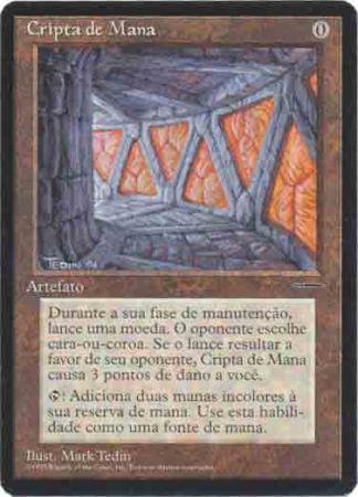 Foil】《魔力の墓所/Mana Crypt》(ジャッジ褒賞)[流星マーク] 茶 