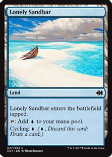《孤立した砂州/Lonely Sandbar》[MvG/DDT] 土地C