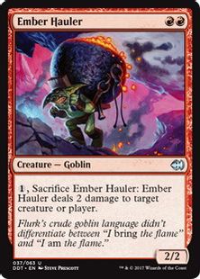 《燃えさし運び/Ember Hauler》[MvG/DDT] 赤U