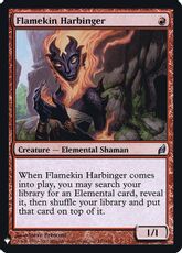 【Foil】《炎族の先触れ/Flamekin Harbinger》[PWシンボル付き再版] 赤U