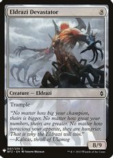 《エルドラージの壊滅させるもの/Eldrazi Devastator》[PWシンボル付き再版] 無C