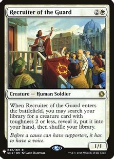 護衛募集員/Recruiter of the Guard》[PWシンボル付き再版] 白R | 日本 
