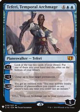 《時間の大魔道士、テフェリー/Teferi, Temporal Archmage》[PWシンボル付き再版] 青R