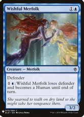 《切望するマーフォーク/Wishful Merfolk》[PWシンボル付き再版] 青C