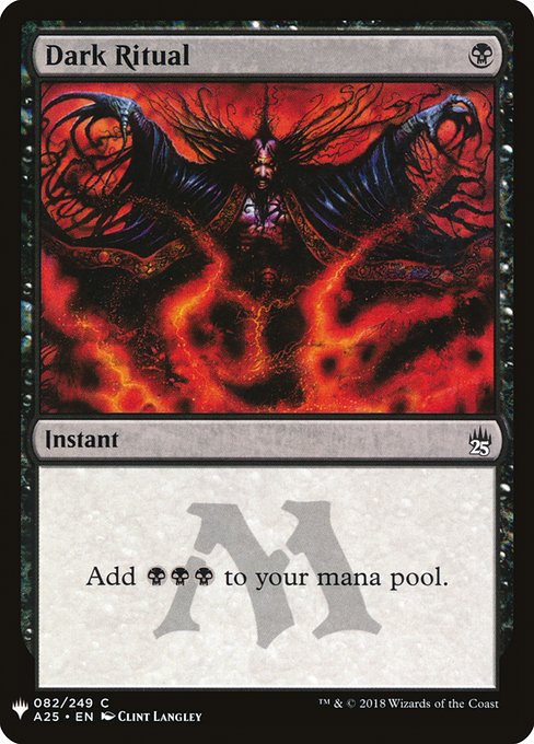 MTG FOIL 暗黒の儀式-