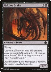 《ラクドスのドレイク/Rakdos Drake》[PWシンボル付き再版] 黒C