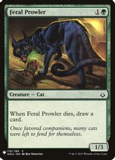 《残忍な野猫/Feral Prowler》[PWシンボル付き再版] 緑C