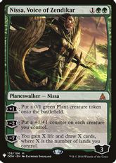 《ゼンディカーの代弁者、ニッサ/Nissa, Voice of Zendikar》[PWシンボル付き再版] 緑R