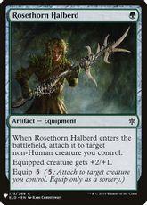 《薔薇棘の矛槍/Rosethorn Halberd》[PWシンボル付き再版] 緑C