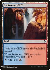 《急流の崖/Swiftwater Cliffs》[PWシンボル付き再版] 土地C