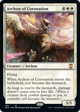 (192)《戴冠のアルコン/Archon of Coronation》[NCC] 白R
