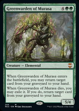(294)《ムラーサの緑守り/Greenwarden of Murasa》[NCC] 緑R