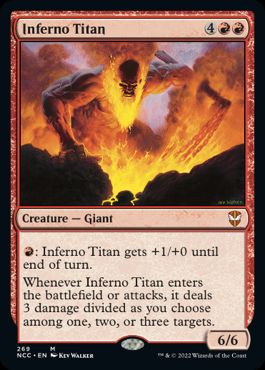 《業火のタイタン/Inferno Titan》[NCC] 赤R