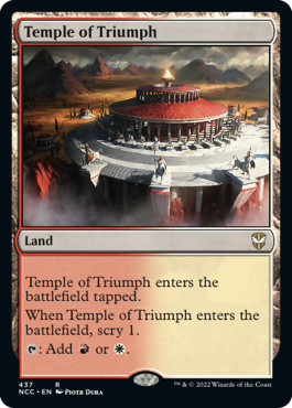 《凱旋の神殿/Temple of Triumph》[NCC] 土地R