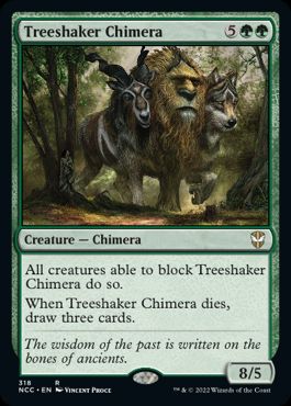 (318)《大樹揺らしのキマイラ/Treeshaker Chimera》[NCC] 緑R