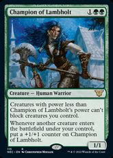 (115)《ラムホルトの勇者/Champion of Lambholt》[NEC] 緑R