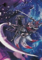 【箔押し】【アート・カード】刃吹雪の狐(047)[NEO]