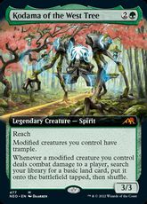 【Foil】(477)■拡張アート■《西の樹の木霊/Kodama of the West Tree》[NEO-BF] 緑R