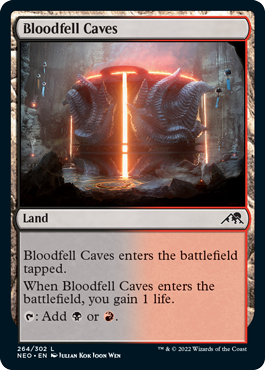 (264)《血溜まりの洞窟/Bloodfell Caves》[NEO] 土地C