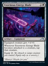 【Foil】(096)《超力刃/Enormous Energy Blade》[NEO] 黒U