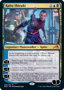 Foil】(226)《漆月魁渡/Kaito Shizuki》[NEO] 金R | 日本最大級 MTG