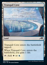 【Foil】(280)《平穏な入り江/Tranquil Cove》[NEO] 土地C