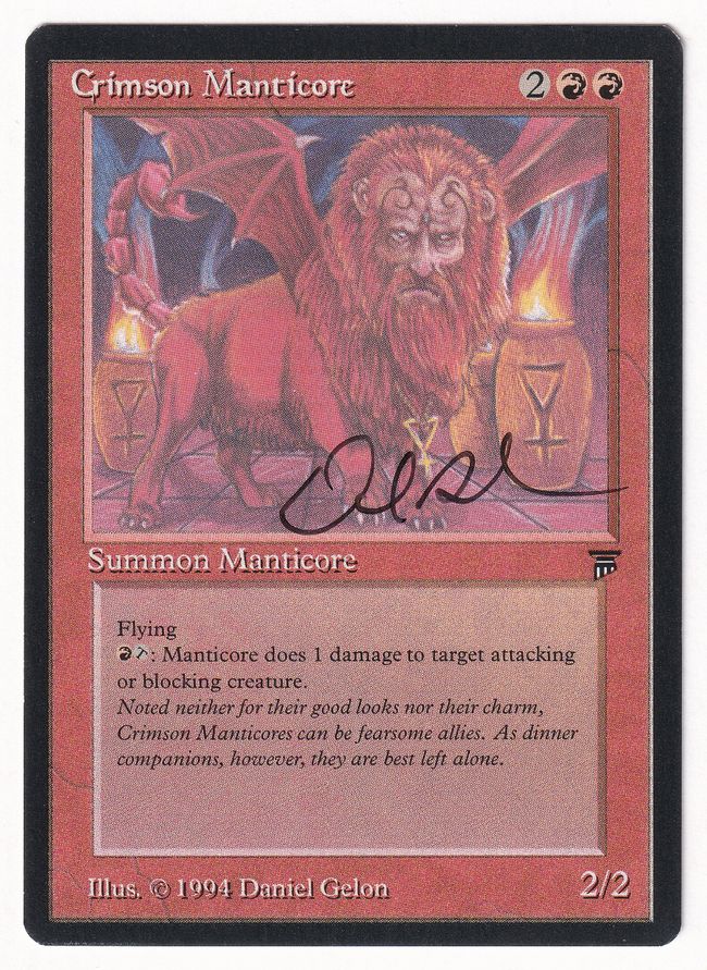 EN】《真紅のマンティコア/Crimson Manticore》[LEG