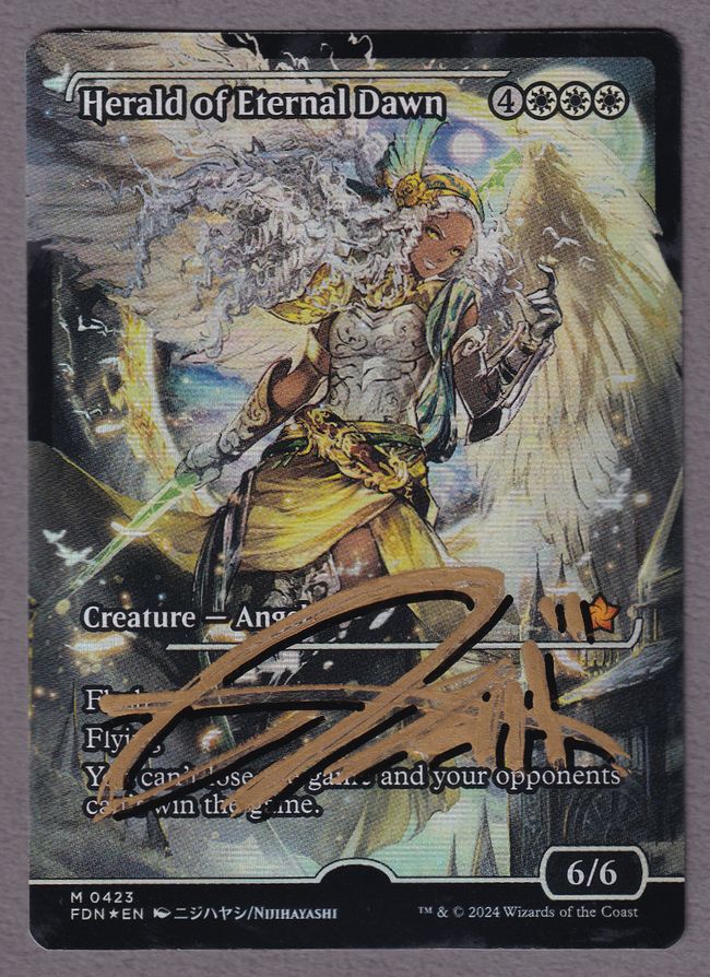 mtg 超稀少 サインド 初版 日本語版 FOIL ニッサレヴェイン zen