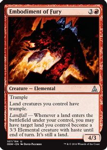 《怒りの具象化/Embodiment of Fury》[OGW] 赤U
