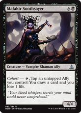 【Foil】《マラキールの占い師/Malakir Soothsayer》[OGW] 黒U