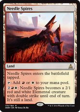 《鋭い突端/Needle Spires》[OGW] 土地R