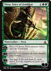 【Foil】■プレリリース■《ゼンディカーの代弁者、ニッサ/Nissa, Voice of Zendikar》[OGW-PRE] 緑R