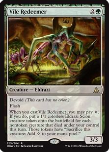 《卑小な回収者/Vile Redeemer》[OGW] 緑R