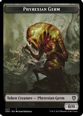 【Foil】(023)《ファイレクシアン・細菌トークン/Phyrexian Germ token》[ONC] 黒