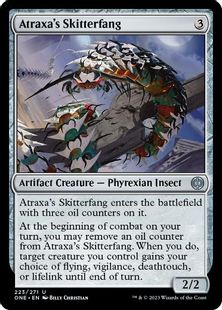 (223)《アトラクサの疾牙/Atraxa's Skitterfang》[ONE] 茶U