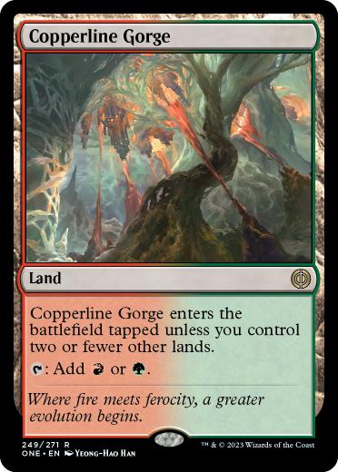 銅線の地溝/Copperline Gorge》[SOM] 土地R | 日本最大級 MTG通販