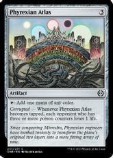 【Foil】(237)《ファイレクシアの大地図/Phyrexian Atlas》[ONE] 茶C