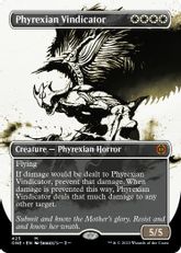 【S&C・Foil】(425)■ボーダーレス■《ファイレクシアの立証者/Phyrexian Vindicator》[ONE-BF] 白R