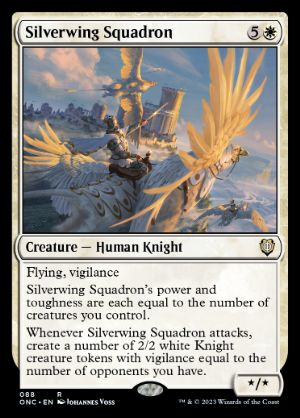(088)《銀翼の戦隊/Silverwing Squadron》[ONC] 白R