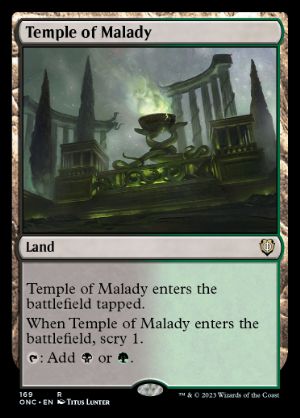 (169)《疾病の神殿/Temple of Malady》[ONC] 土地R