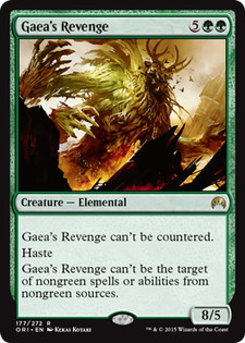 《ガイアの復讐者/Gaea's Revenge》[ORI] 緑R